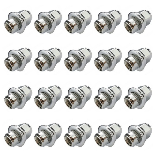 20x chrom radmuttern alufelgen - chrom,