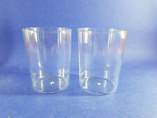 retro / vintage - 2er Set Teegläser Gläser - WMF - 50er 60er - 9 cm Ersatzgläser