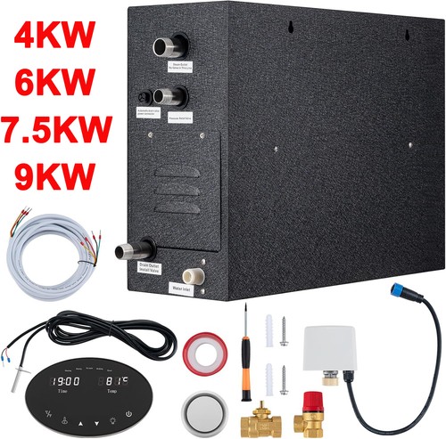 9kw dampfbadgenerator - 4/6/9kw,