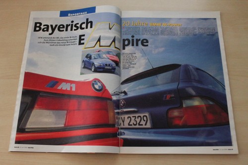 Auto bild 1998 bmw m - bild, 24/1998