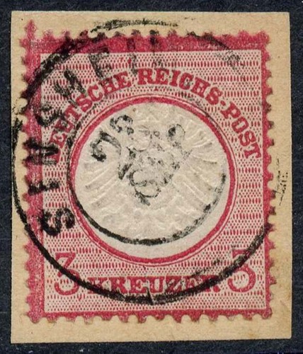 Reich 25 gestempelt mit - 25,