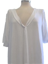 Long - Shirt - Tunika - weiß