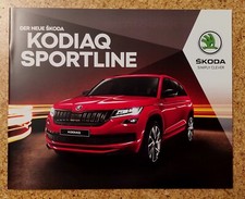 Prospekt mit Preisen vom Skoda