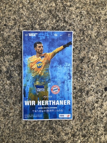 Programm hertha bsc - hertha, berlin