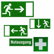Fluchtweg Schild Notausgang