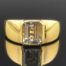 925 Ring Grüner Amethyst