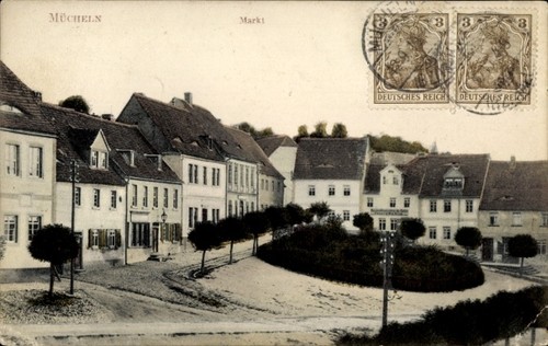 Mücheln saalekreis - ak,