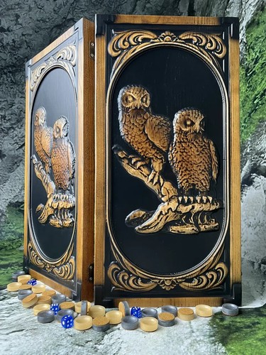Artwork backgammon eule - artwork,