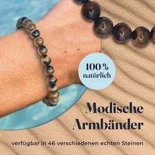 Armband Schmuck Edelstein Perlenarmband Heilstein Powerarmband Kugel 8 mm