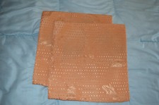 2x Kissenbezüge Kissenbezug 36x38cm Goldfarbig 36x38cm