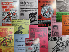 [Nr. 5] Motorrad ~ Programmhefte ~ 1980er Jahre ~ ADAC ~ Speedway Grasbahnrennen