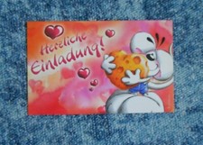  Diddl Karte Einladungskarte  Serie E -  Nr.5   top Zustand selten