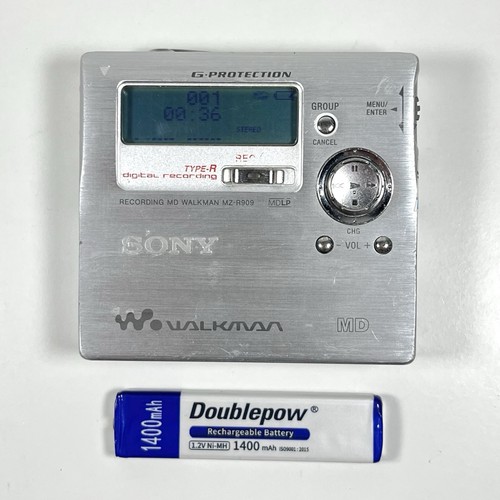 Sony r909 silver recording - mz-r909,