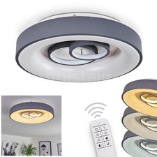 LED Decken Leuchten weiß/grau