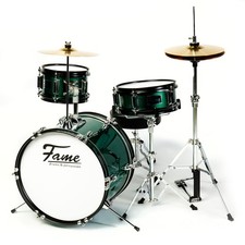 3 PC Jr Drumset Grün