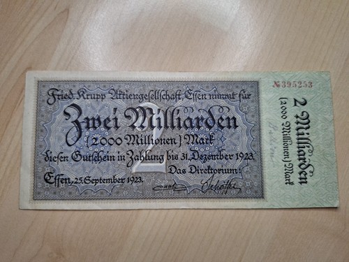 Notgeld firmennotgeld krupp - firmennotgeld,