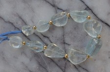 Topas Strang, blauer Topas