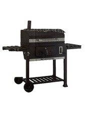 tepro Holzkohlegrill Grillwagen Toronto XXL 152 x 73 x 137 cm Edelstahlgriff