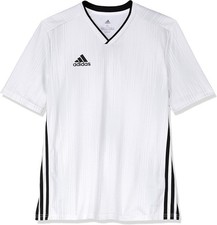 adidas Jungen TIRO 19 JSY Fußballtrikot Kurzarmtrikot, Weiß, 9-10 Jahre