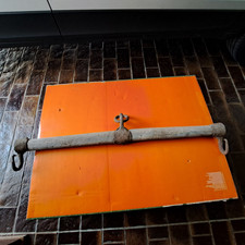 Antikes Ortscheid, Zugscheid, Joch, Ochsengeschirr-als Dekoration Blumenampel