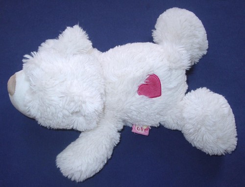 Nici teddy bär weiß rosa - weiß,