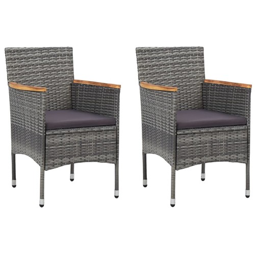 Gartenstuhl poly rattan - 2x,