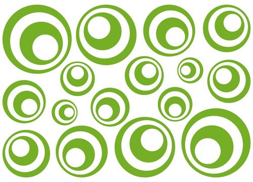 Kreise aufkleber deko sticker - kreise,