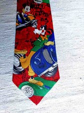 Krawatte micky mouse rot bunt - krawatte,