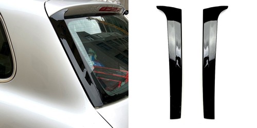 Glanz schwarz hinten spoiler - glanz,