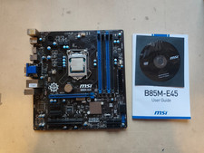 MSI B85M-E45 ohne I/O Blende +