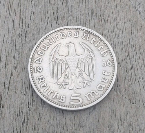 Reichsmark 1936 hindenburg - 5,
