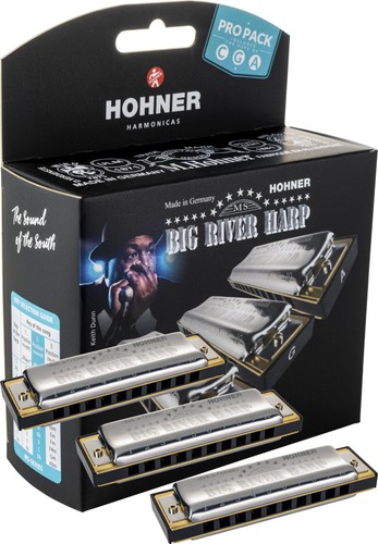 Hohner big river harp g - ms, c/g/a