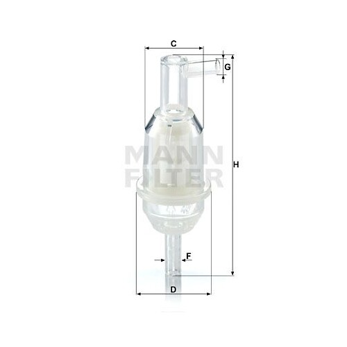 Kraftstofffilter mann filter - kraftstofffilter, mann-filter