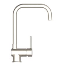 Küchenarmatur - Spültischarmatur | Edelstahloptik | Niederdruck | 19487