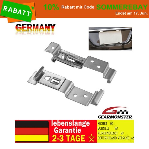 Kennzeichenhalter rahmenlos - 2x,