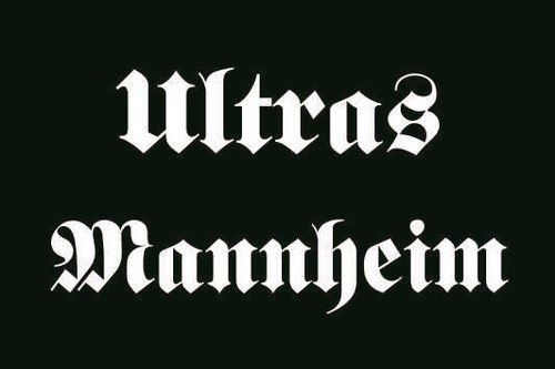 Aufkleber ultras mannheim - aufkleber,