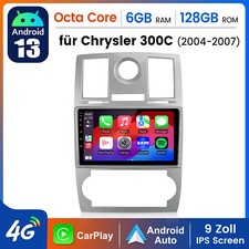 6+128GB Carplay Autoradio Für Chrysler 300 300C 2004-2010 Android GPS 4G BT DAB+