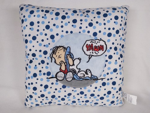 Snoopy peanuts kissen - snoopy, blau