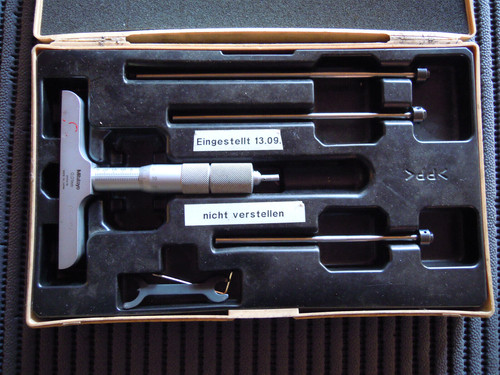 Mitutoyo tiefenmessschraube - mitutoyo,