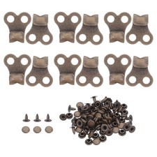  24 Sets Stiefelhaken Nieten