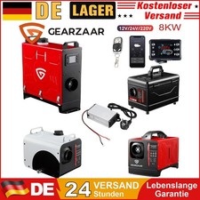 12/24V 230V Standheizung Lufterhitzer 8KW Bluetooth App Diesel Heizung + Adapter