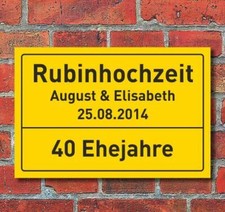 Rubinhochzeit, Hochzeit 40