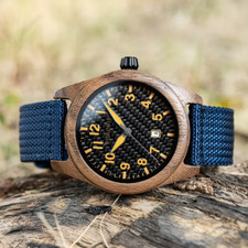 Holzuhr Herren Holz Armbanduhr