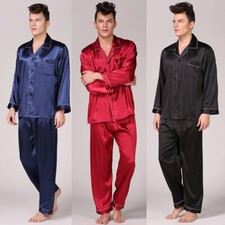 Herren pyjama set satin - herren,