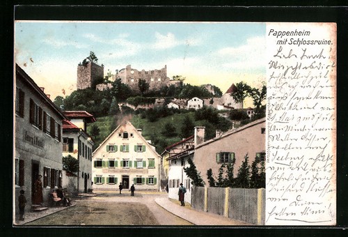 Pappenheim ansichtskarte - pappenheim,,