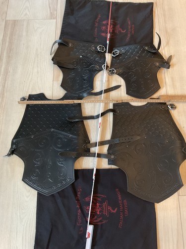 Leder arm beinschienen für - leder,