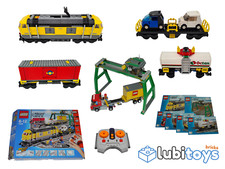 Lego® Eisenbahn RC PF Waggon TRAIN 7939 SET Güterzug Lok / ENGINE WAG ZUG