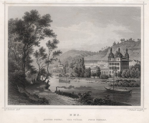 Bad ems viertürmehaus - bad,