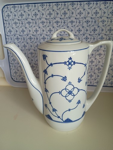 Indisch blau kaffeekanne - indisch,