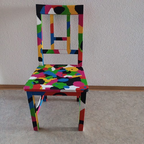 Stuhl farbiges design - stuhl,